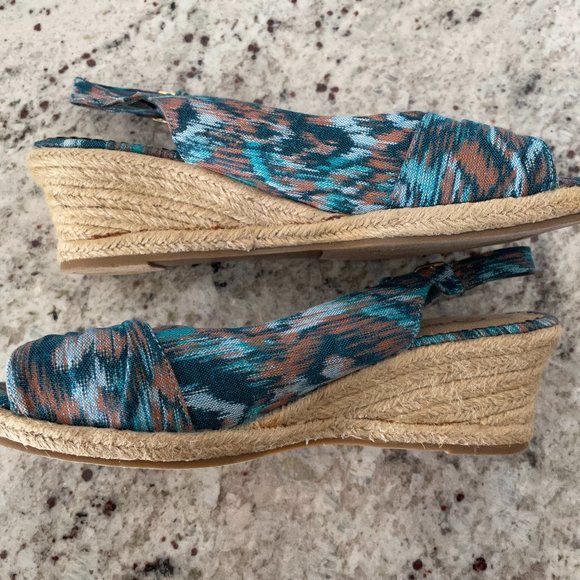 Bella Vita Wedge Sandals Colorful Women's 8.5M - Picture 8 of 8